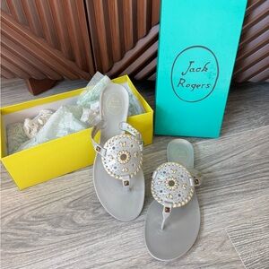 Jack Rogers Women's Silver Sandals